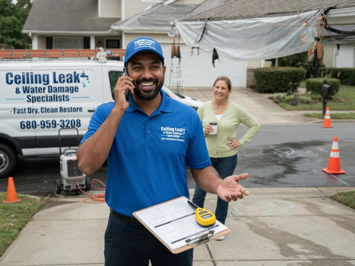 Ceiling Leak Cleanup La Salle, TX FAQs